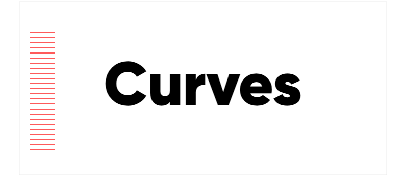Every line a different curve, all have the same duration.