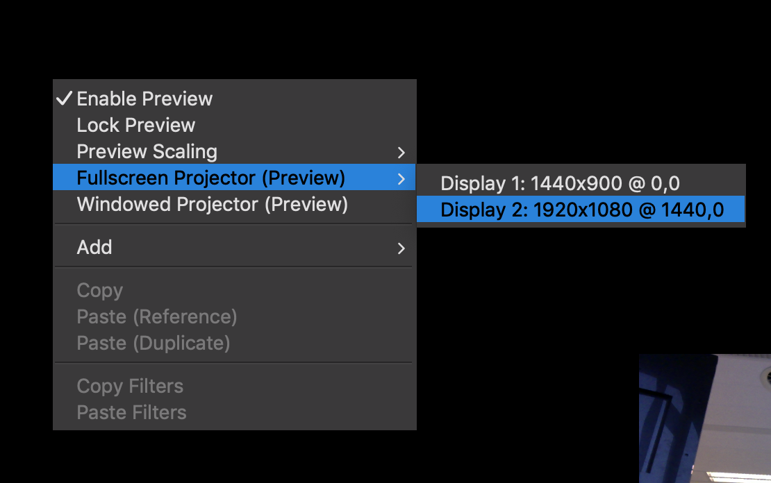 How to display your canvas on the external TV screen