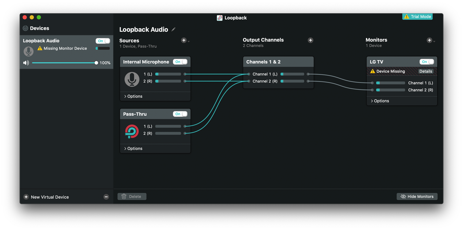 Loopback all set up!