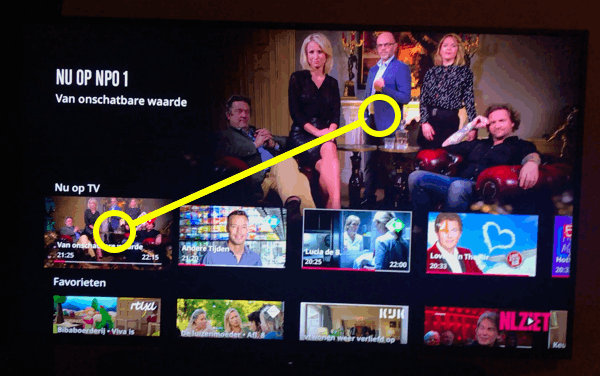 ❌ NLZIET copied this interface but has forgotten to apply the right animation principles. Here, the background image changes instantly forcing users to divide their attention between the scrolling lane and the background image.